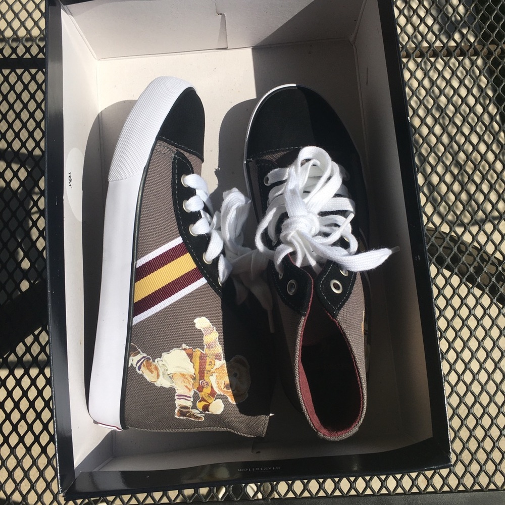 polo ralph lauren hightop sneakers